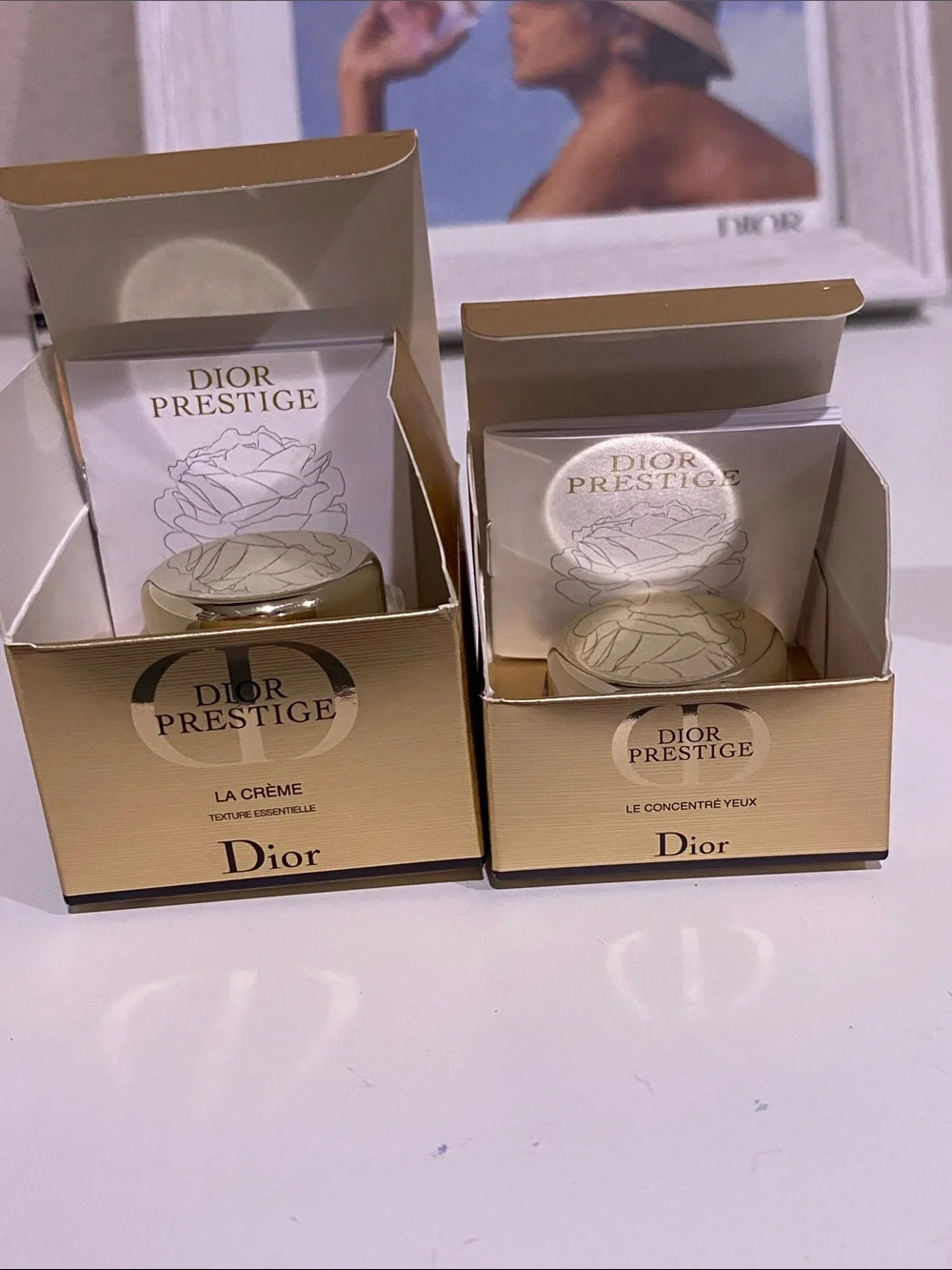 Dior Prestige La Crème & Eye Concentrate Set - Gold
